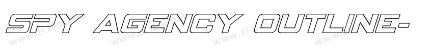 Spy Agency Outline字体转换